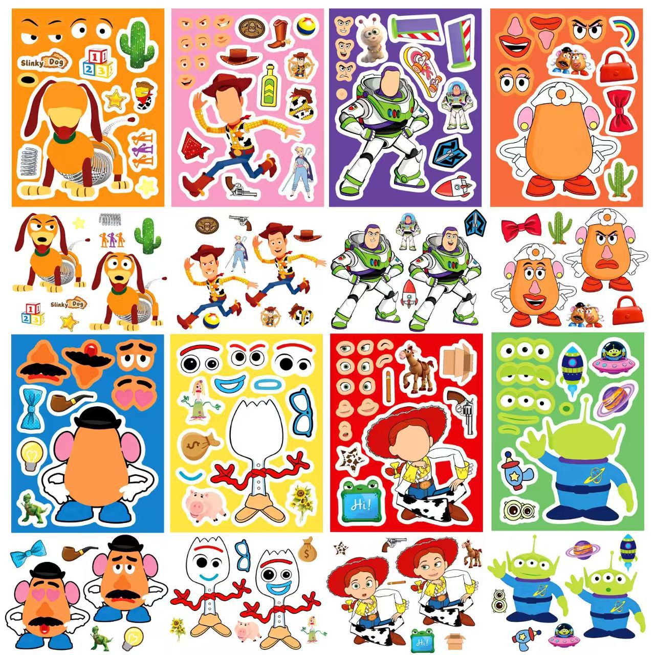 Kids Toys And Games - 1 box of 8 sheets Make