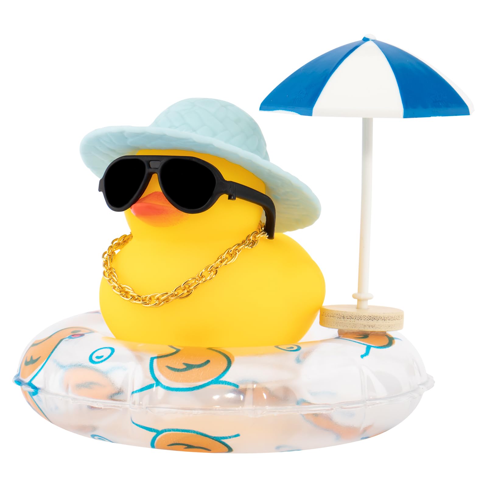 Rubber Duck Bath - Car Rubber Ducks, Dashboard Decorations Swimming