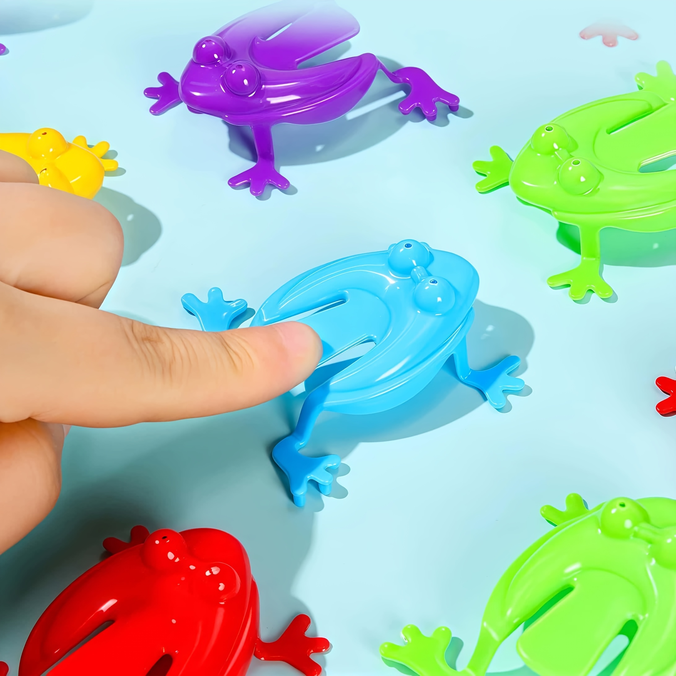 Kids Toys And Games - 12pcs Jumping Frog Fidget Toys with