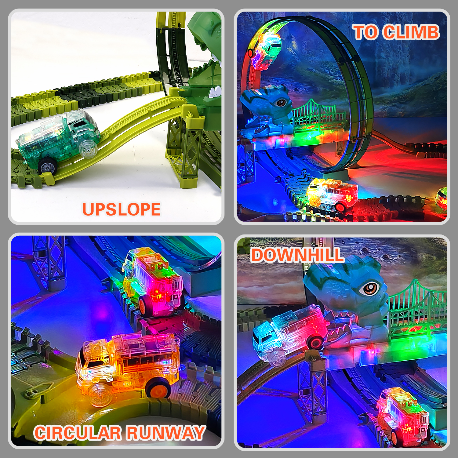 Dinosaur Themed Engineering To - Toy Train Track Set reseña y precio