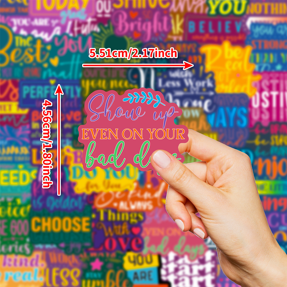 10/30/50pcs Colorful Motivatio - Kids Toys Quotes reseña y precio