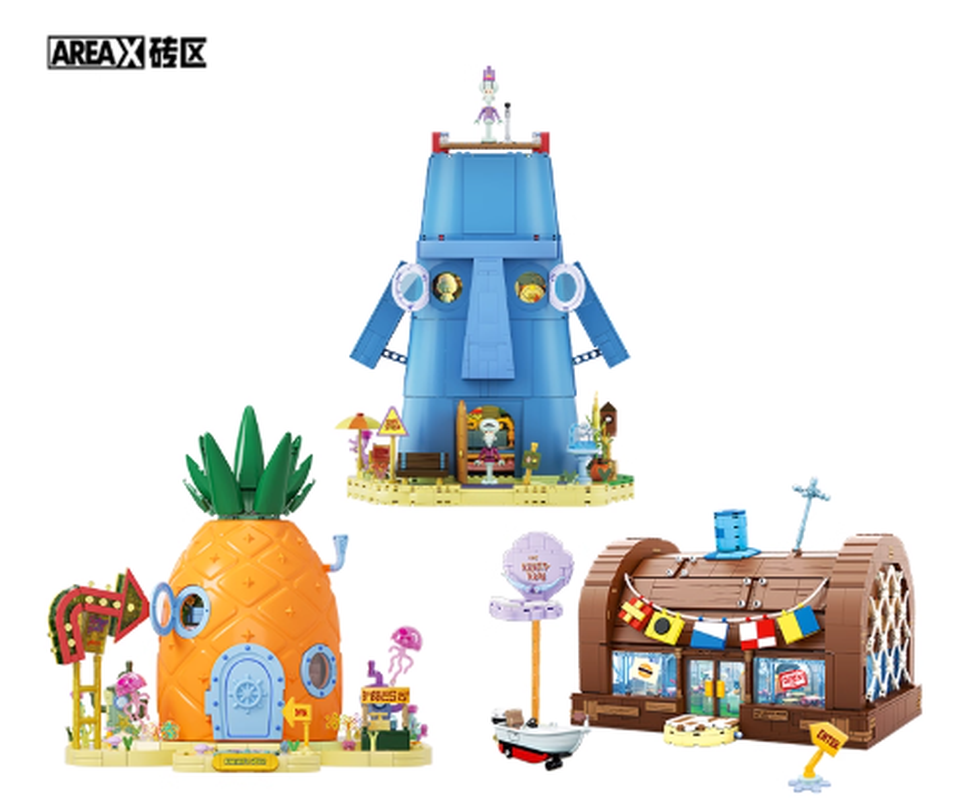 Areax Spongebob Bikini Bottom  - Kids Toys Blocks reseña y precio