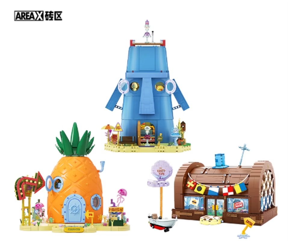 Areax Spongebob Bikini Bottom  - Kids Toys Blocks reseña y precio