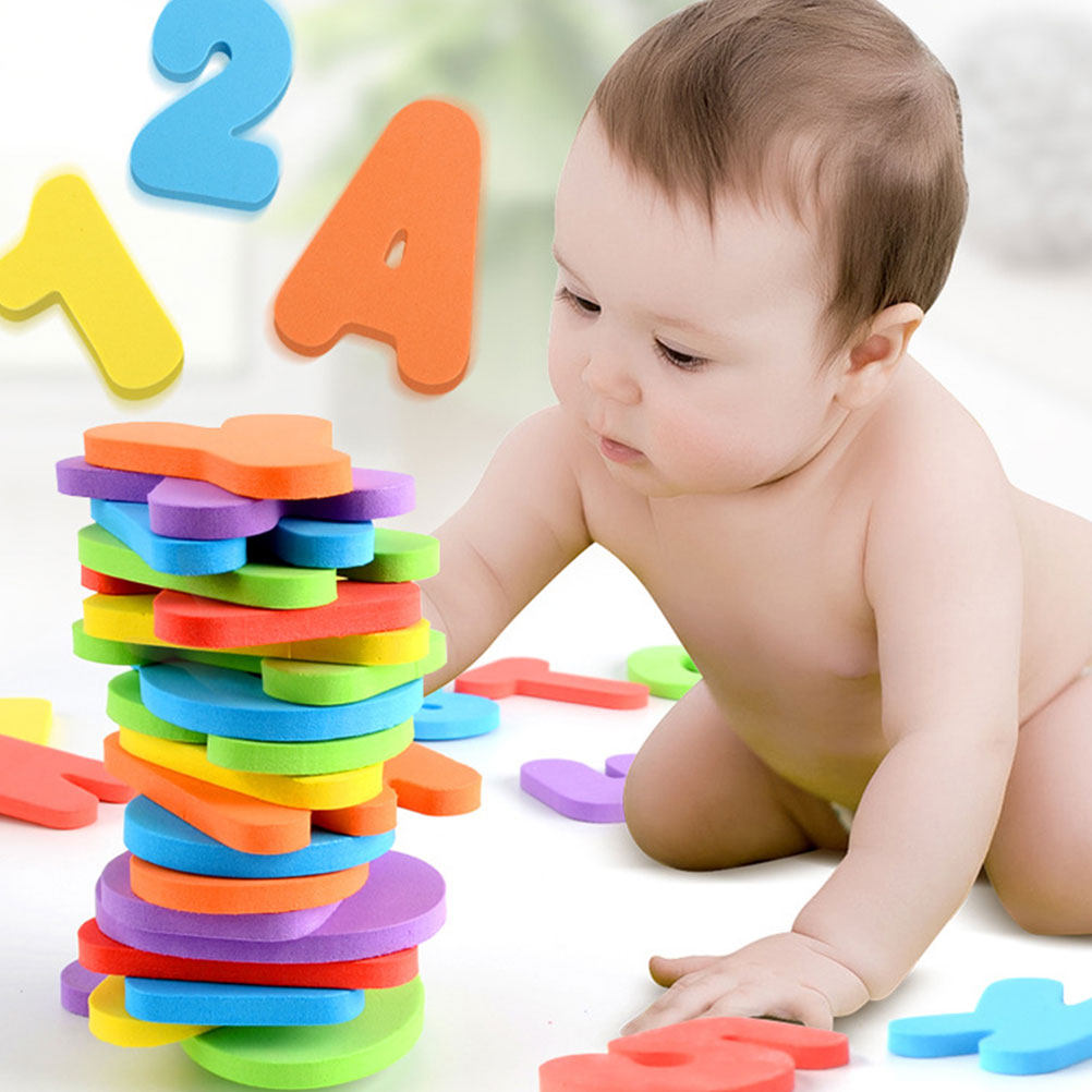 1Set English Alphabet Bath Sti - Bath Letter Number Foam reseña y precio