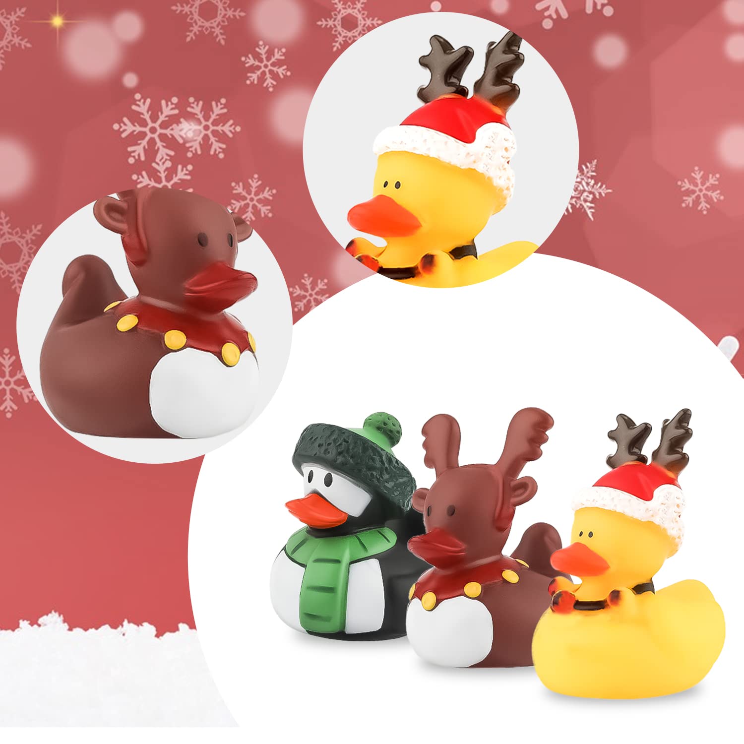 2/6/12PC Christmas Rubber Duck - Rubber Duck Bath reseña y precio