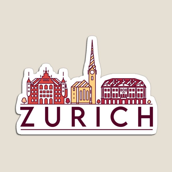 Zurich Cityscape  Magnet Home  - Kids Toys Zurich reseña y precio