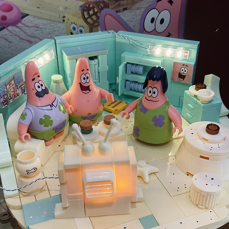 Spongebob Patrick Star Rock Ho - Kids Toys Blocks reseña y precio