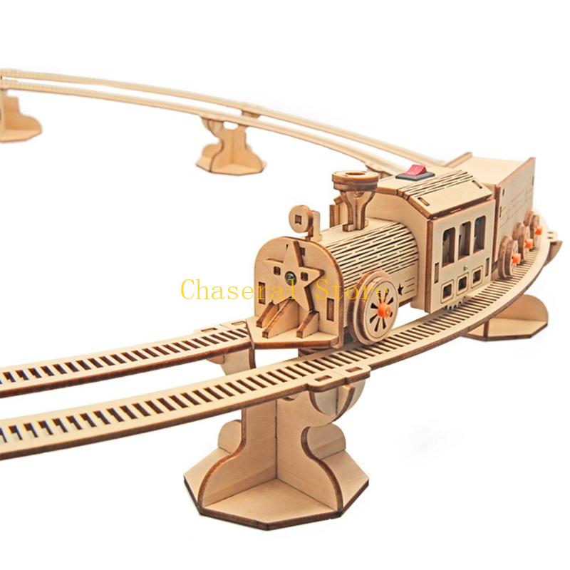 E7CE Wooden Science Toy Train  - Toy Train Track Set reseña y precio
