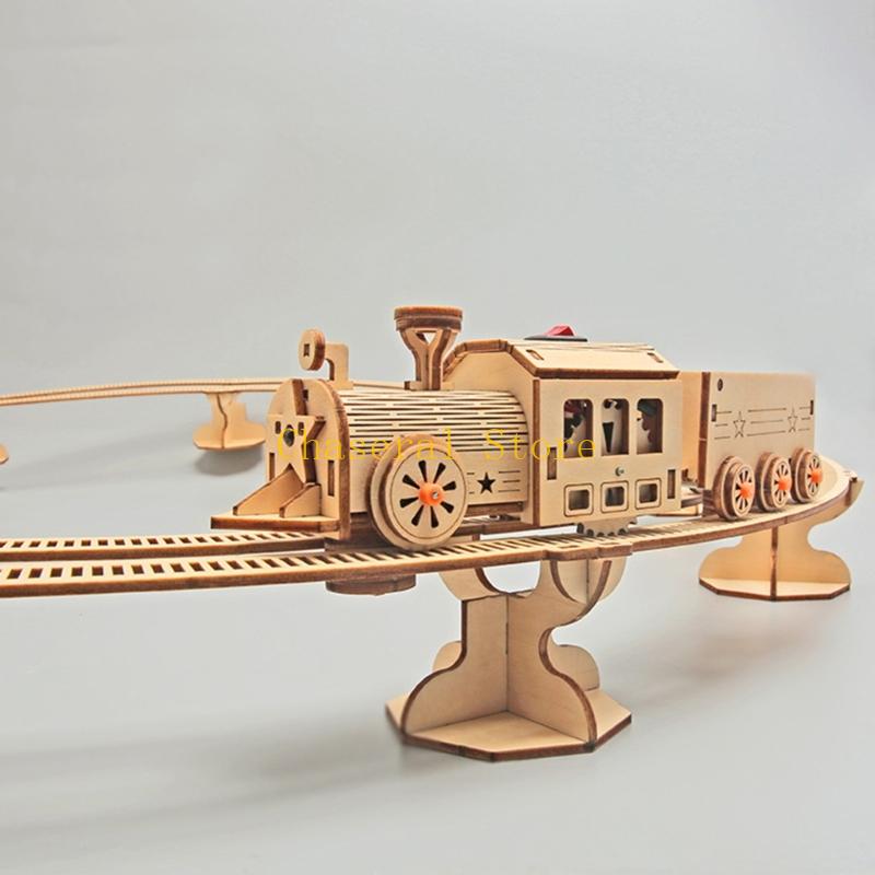 E7CE Wooden Science Toy Train  - Toy Train Track Set reseña y precio