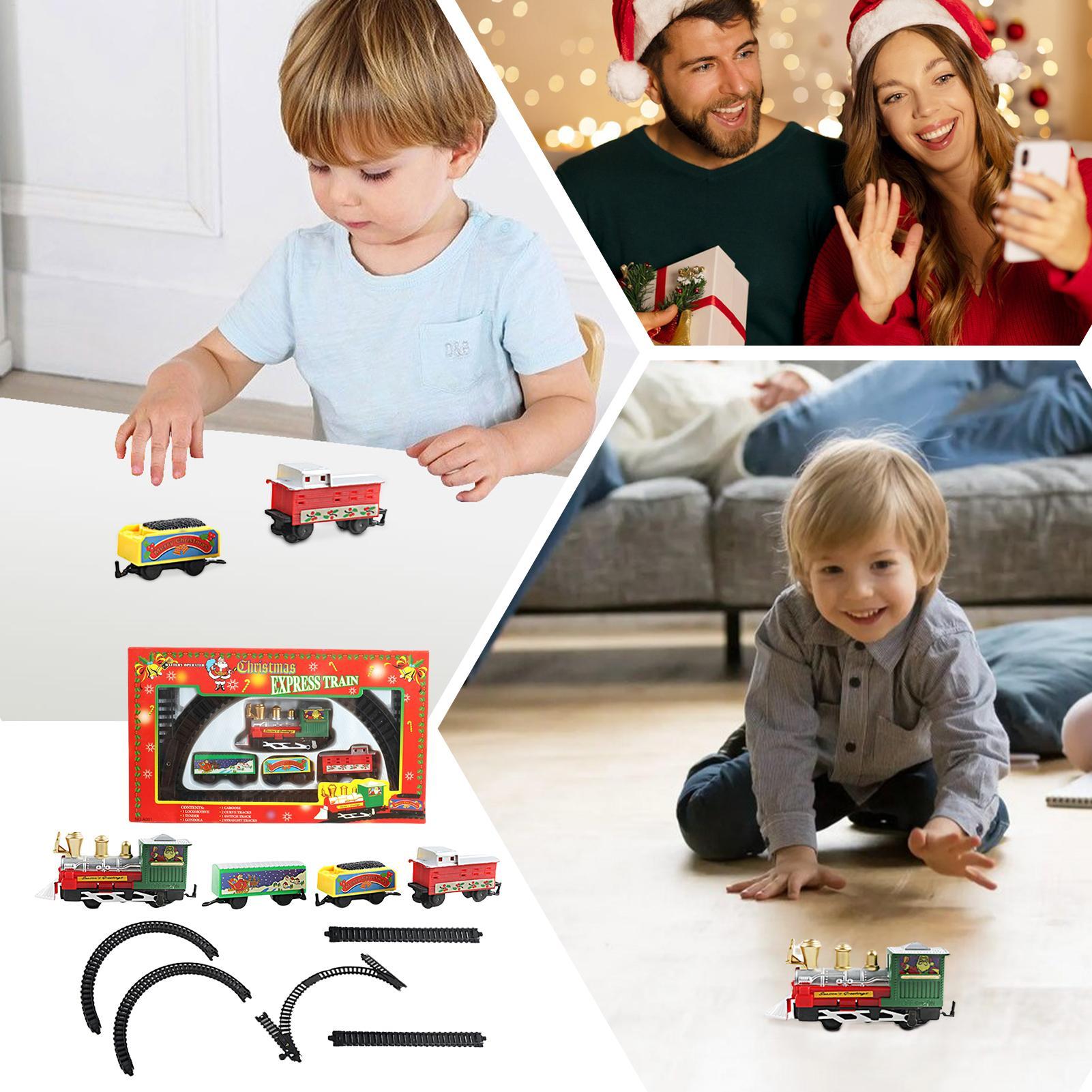 Christmas Train Set with Track - Toy Train Track Set reseña y precio