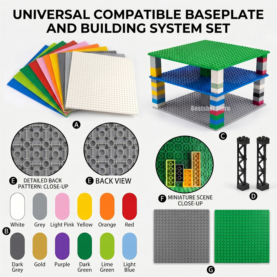 Base Plate 32x32 Dots Double S - Kids Toys Brands reseña y precio