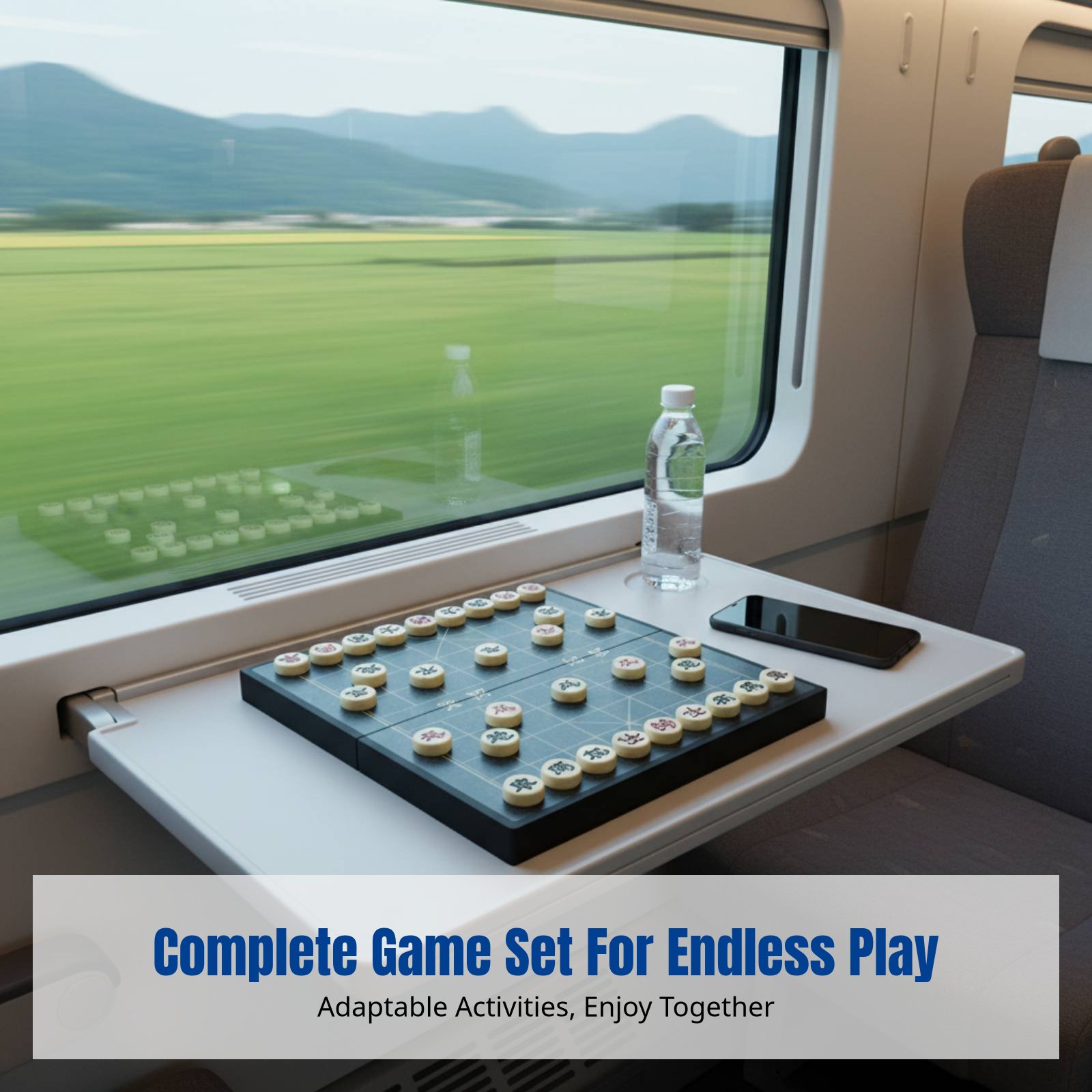 Foldable Chess Set, Multi-Game - Kids Toys And Games reseña y precio