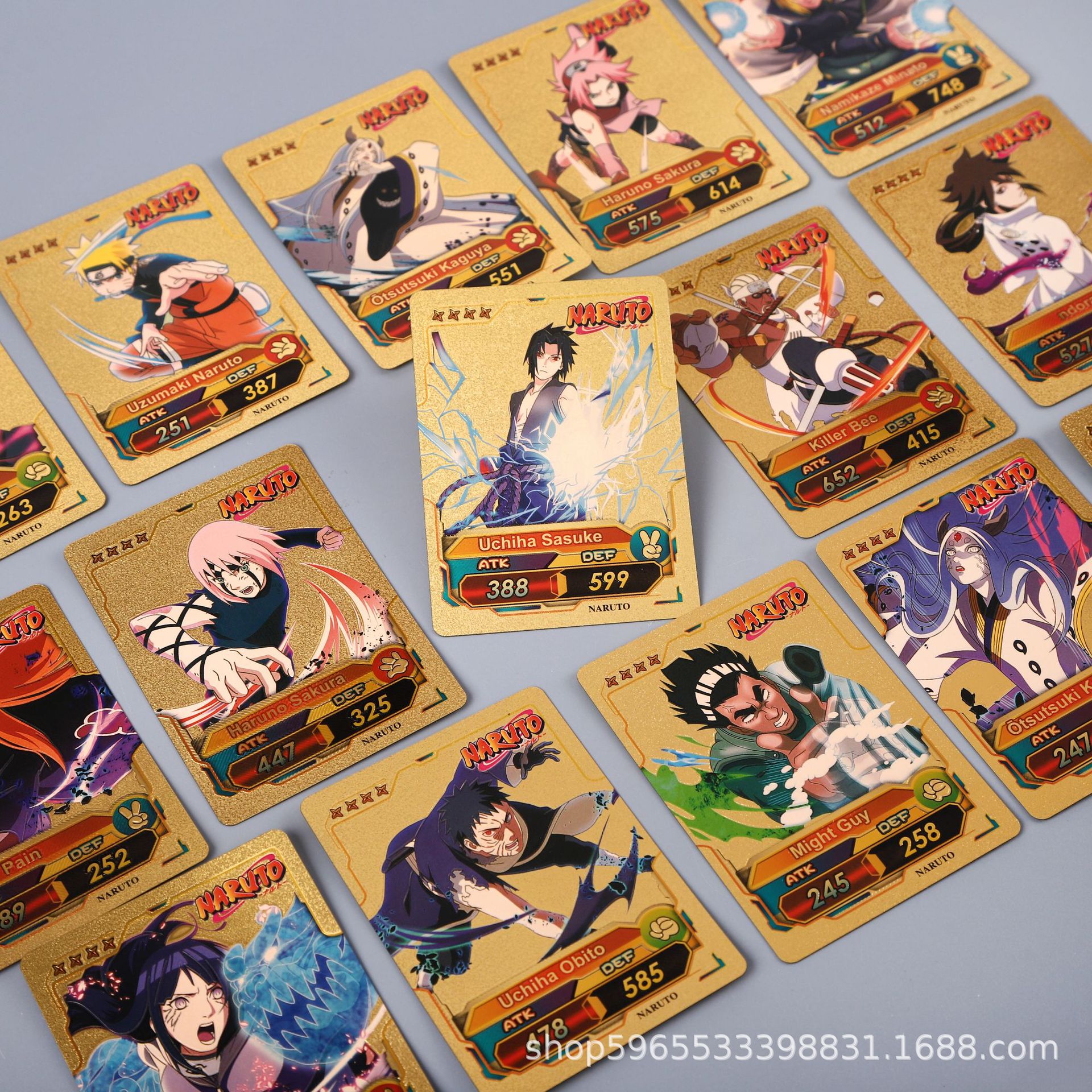 55pcs Naruto Card Gold English - Kids Toys And Games reseña y precio