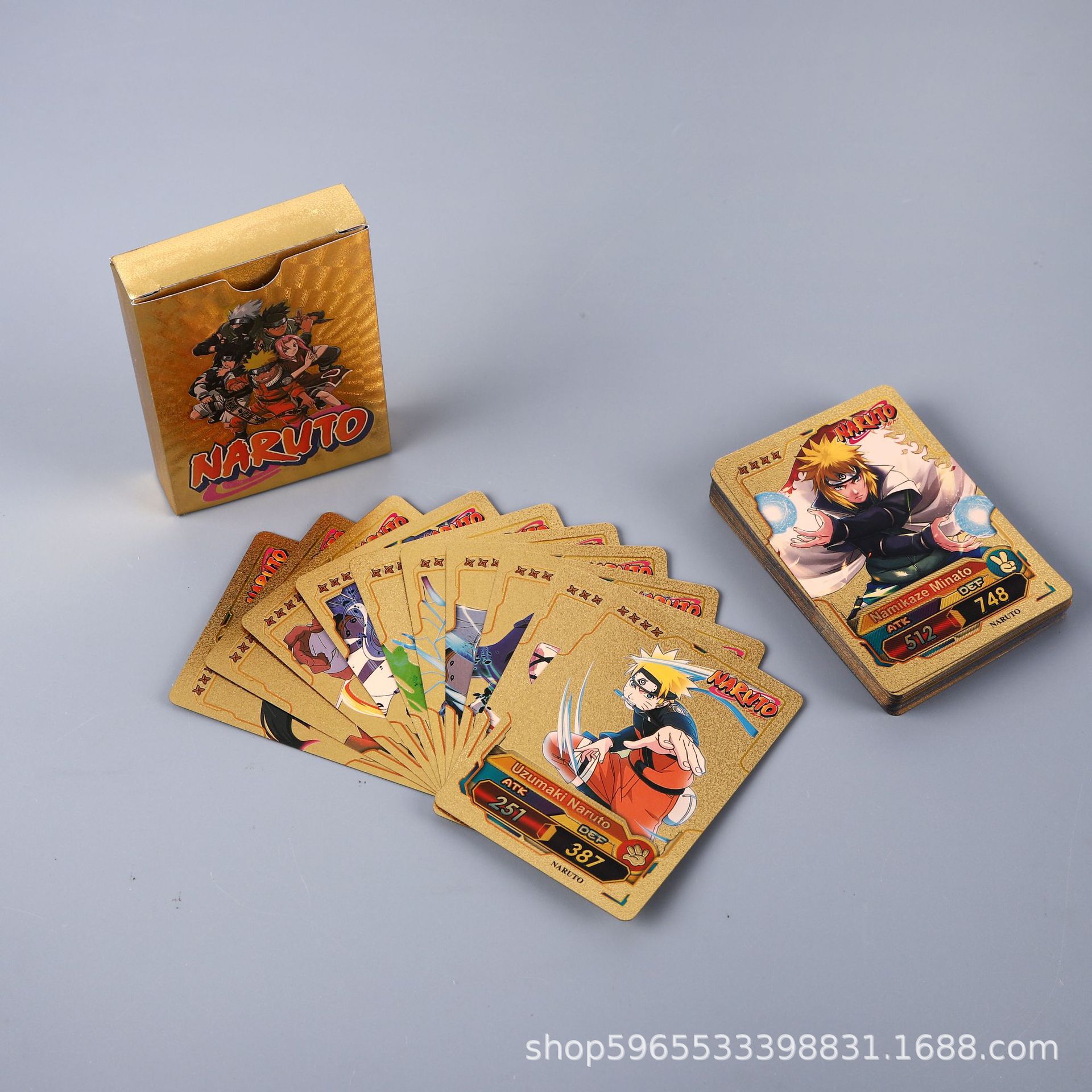55pcs Naruto Card Gold English - Kids Toys And Games reseña y precio