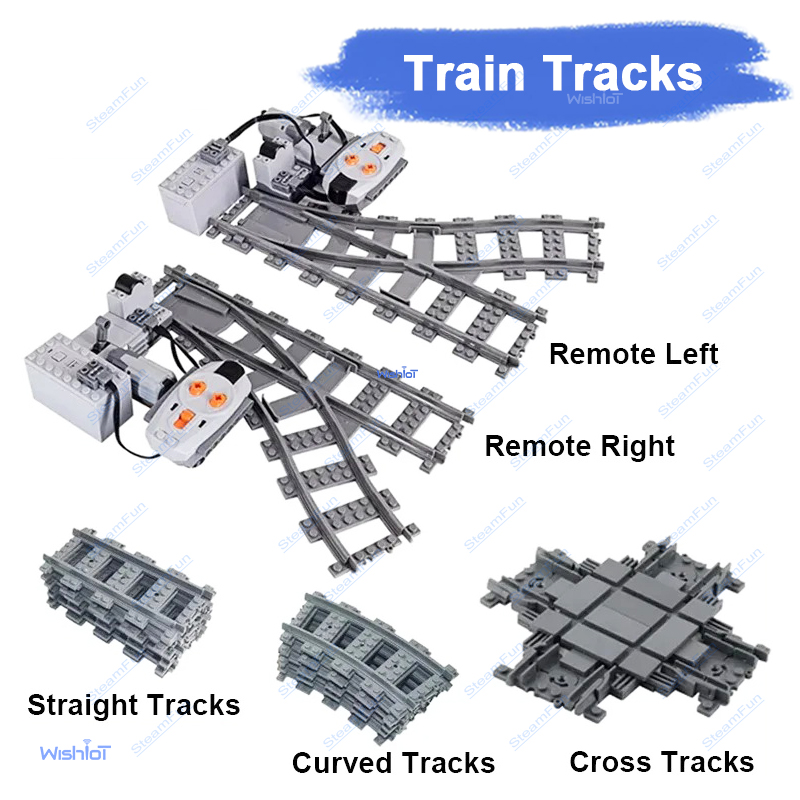 Technical MOC City Train Track - Toy Train Track Set reseña y precio