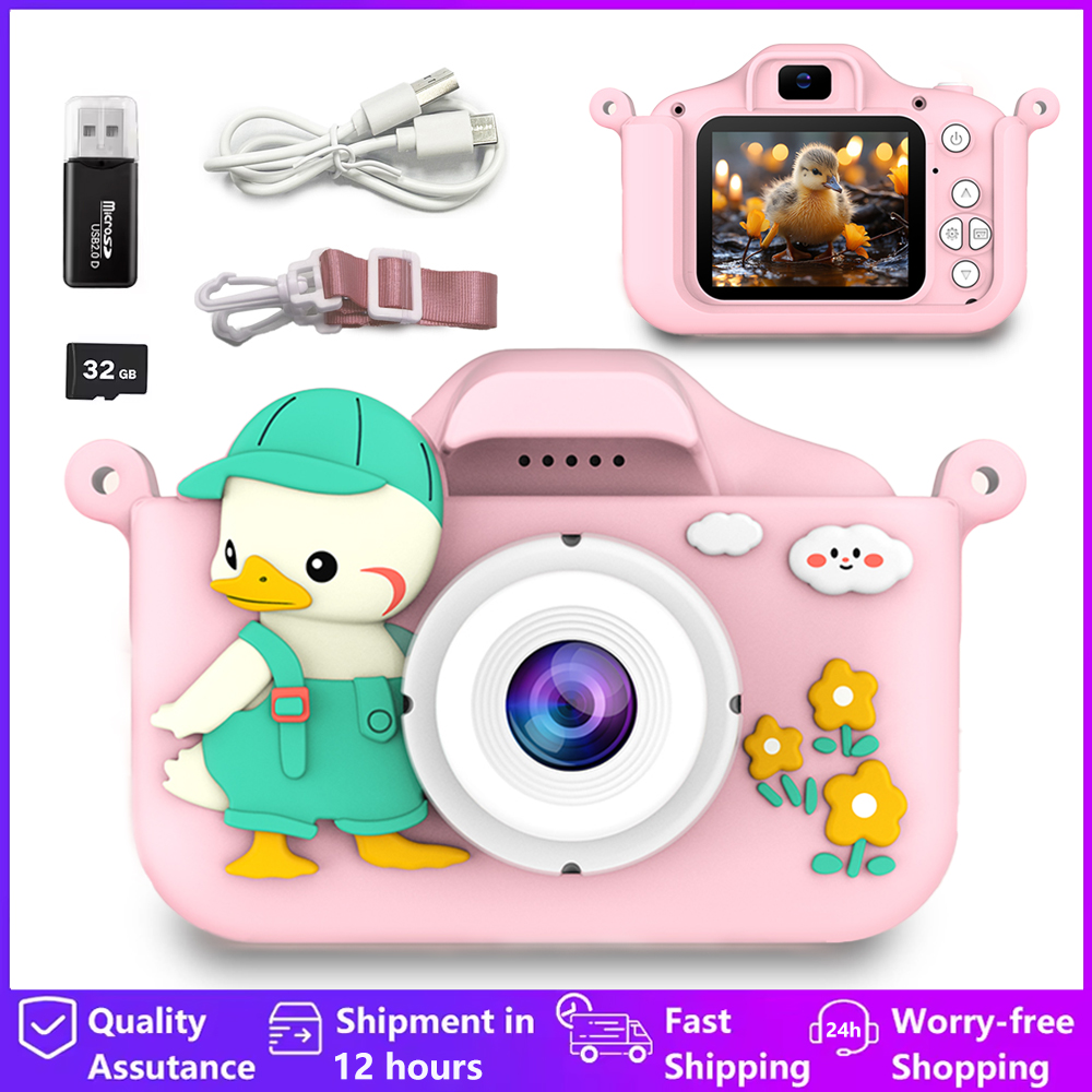 Mini Kids Cameras Cute Digital - Kids Toys Top View reseña y precio