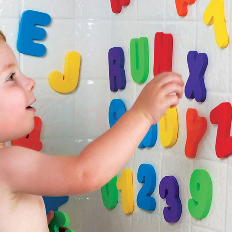 36PCS/set Baby Kids Children E - Bath Letter Number Foam reseña y precio