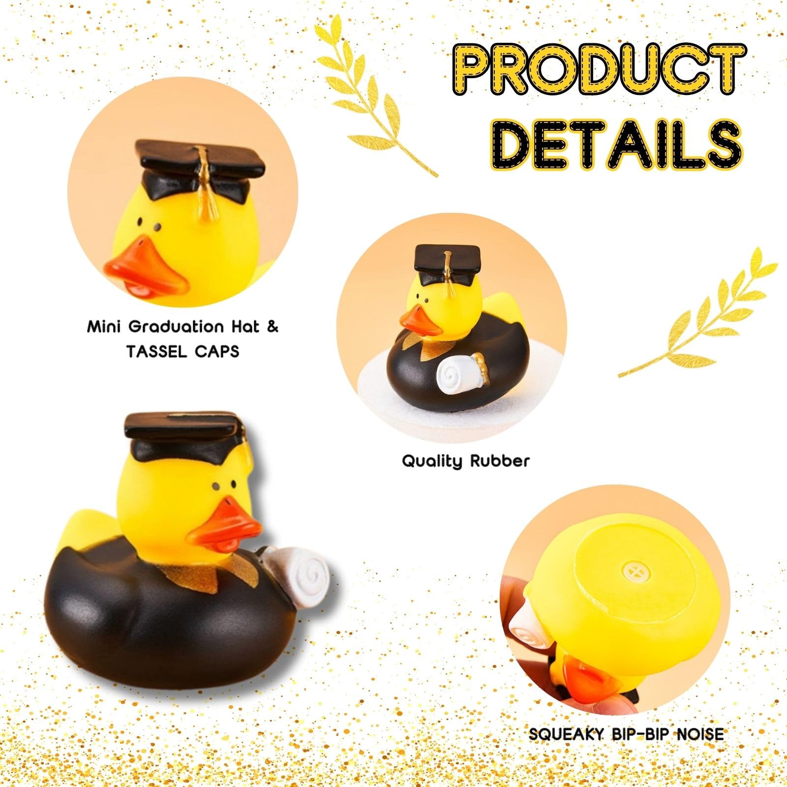 6/12/24 Sets of Graduation Rub - Rubber Duck Bath reseña y precio