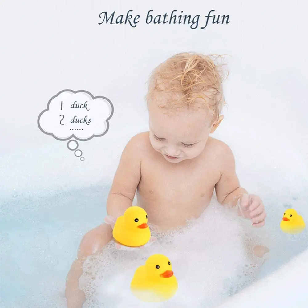 5pcs Preschool Bath Toys Mini  - Rubber Duck Bath reseña y precio