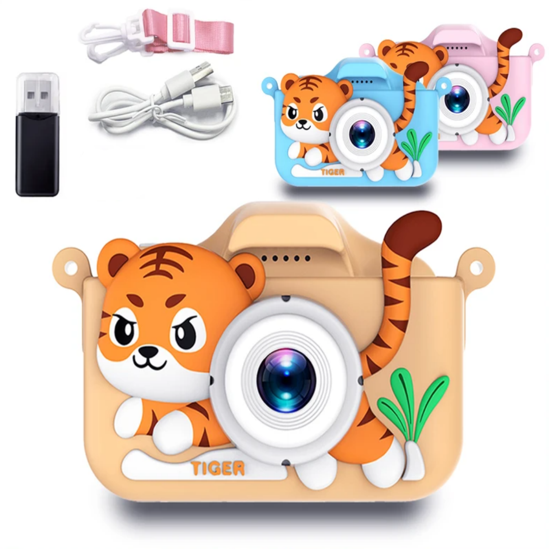Kids Mini Camera Cartoon Tiger - Kids Toys Top View reseña y precio