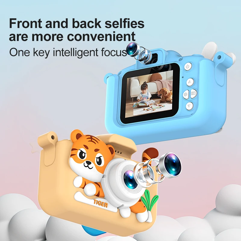 Kids Mini Camera Cartoon Tiger - Kids Toys Top View reseña y precio