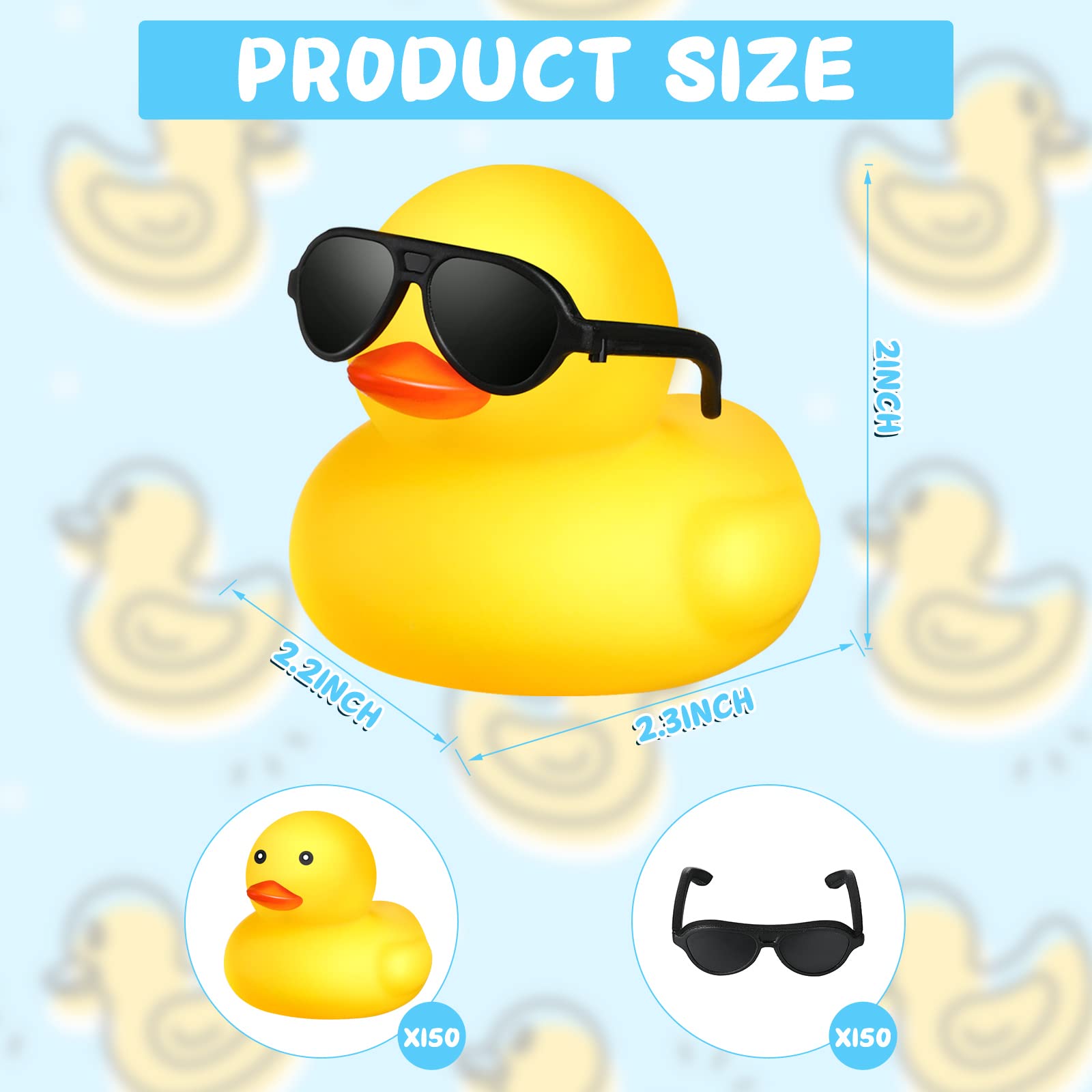 1-100pcs Yellow Mini Rubber Du - Rubber Duck Bath reseña y precio
