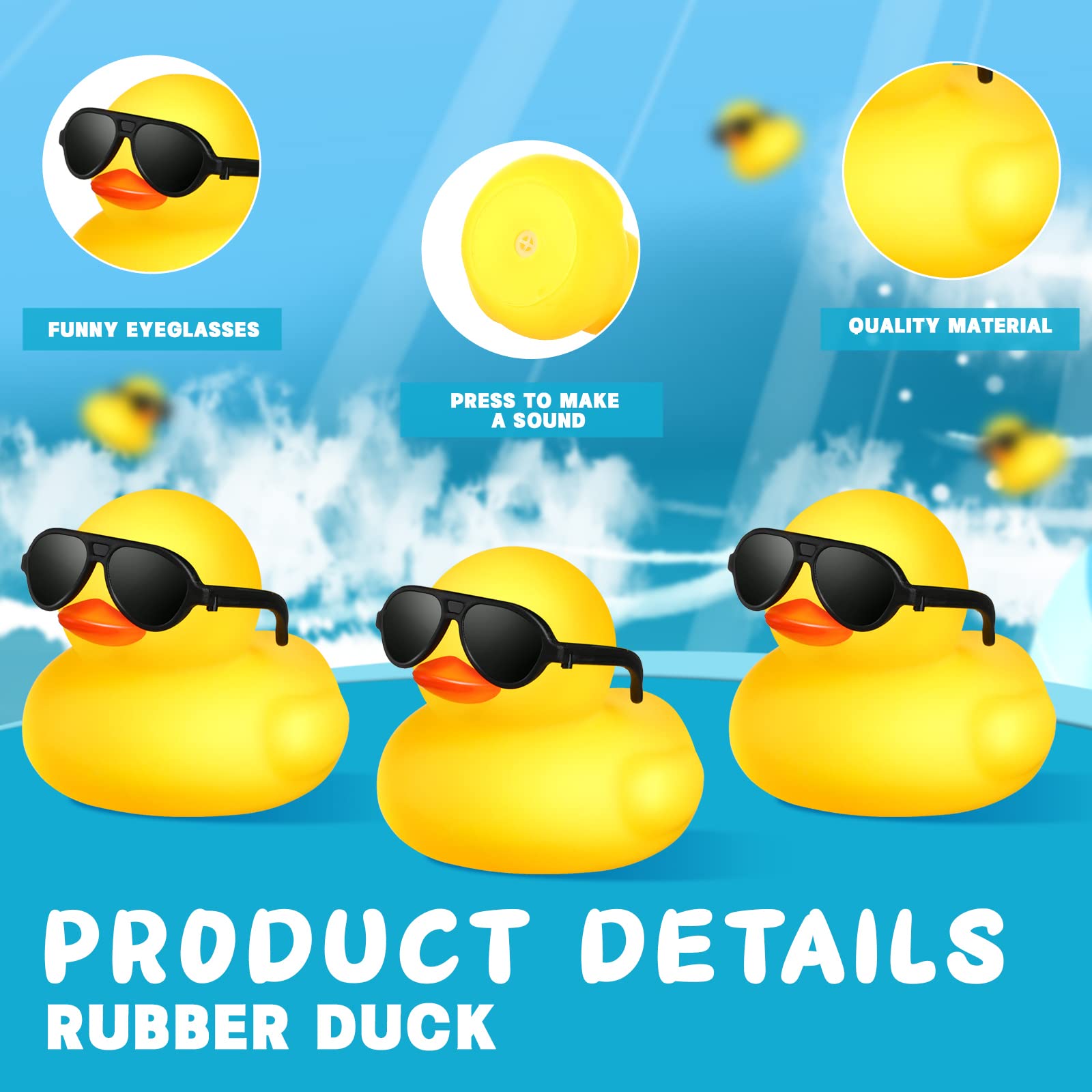 1-100pcs Yellow Mini Rubber Du - Rubber Duck Bath reseña y precio