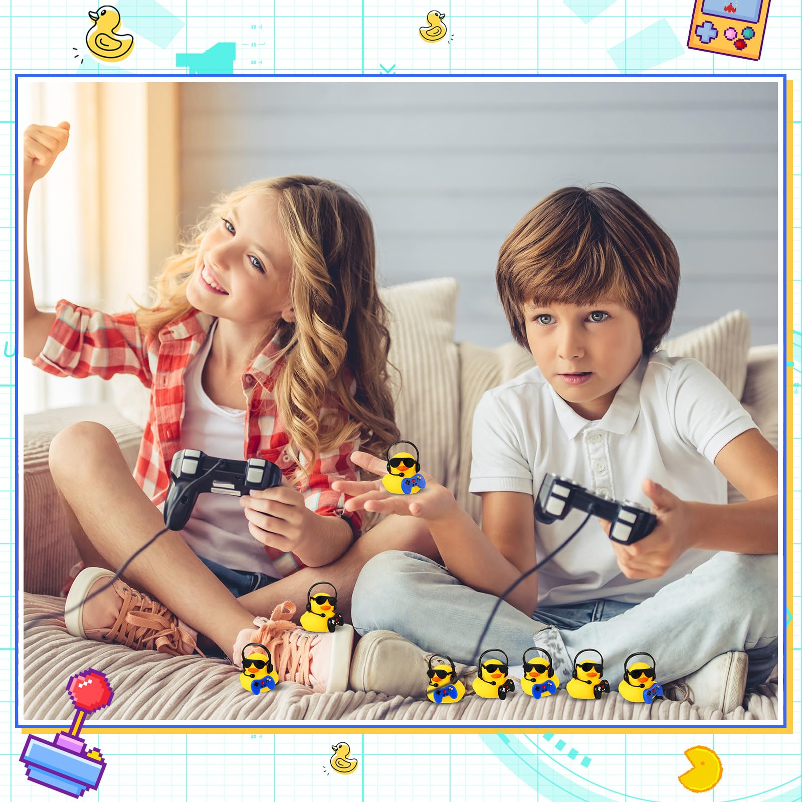 1 Set Video Game Party Favors  - Rubber Duck Bath reseña y precio