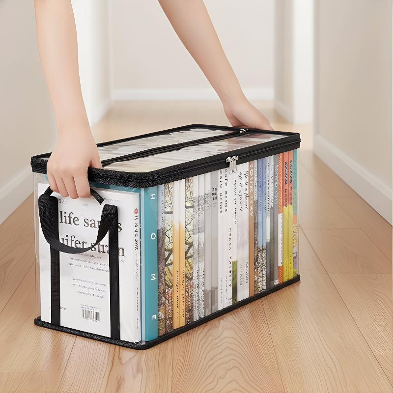 Clear PVC Toy Storage Box Flip - Kids Toys Top View reseña y precio
