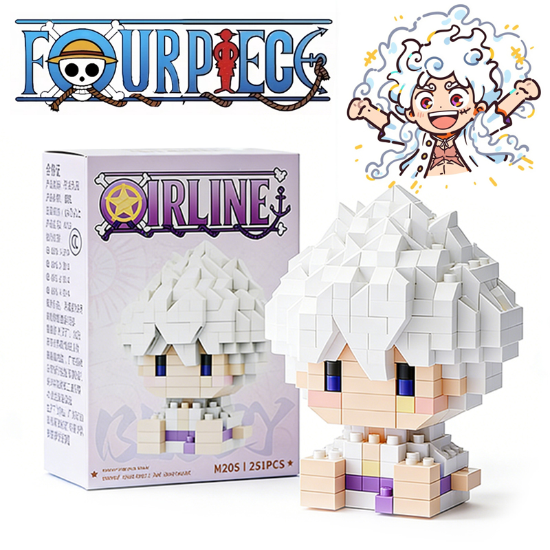 One Piece Anime Sun God Nika L - Kids Toys Blocks reseña y precio