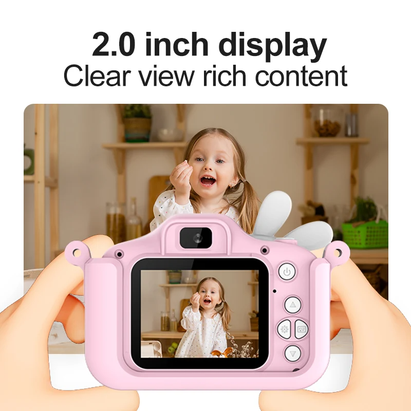 Kids Camera Digital Dual Camer - Kids Toys Top View reseña y precio