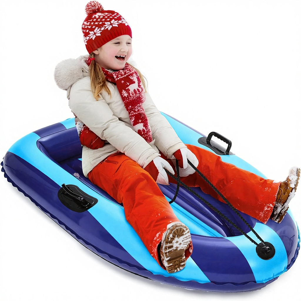 QPAU Inflatable PVC Snow Sled  - Kids Toys Kids Toys reseña y precio