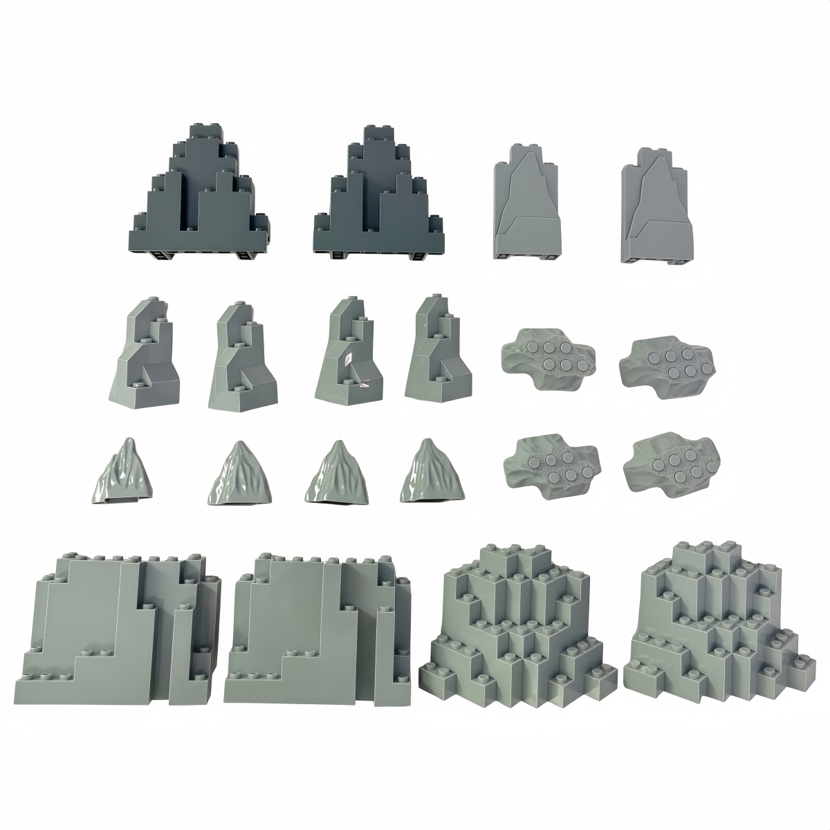 20Pcs Grey Rock Mountain Build - Kids Toys Brands reseña y precio