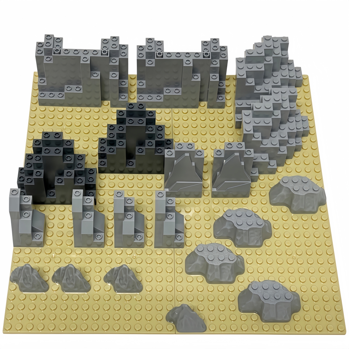 20Pcs Grey Rock Mountain Build - Kids Toys Brands reseña y precio