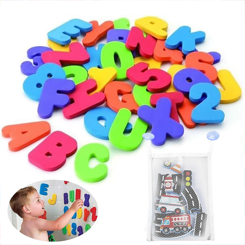Children Bath Toys Foam Fun Fl - Bath Letter Number Foam reseña y precio