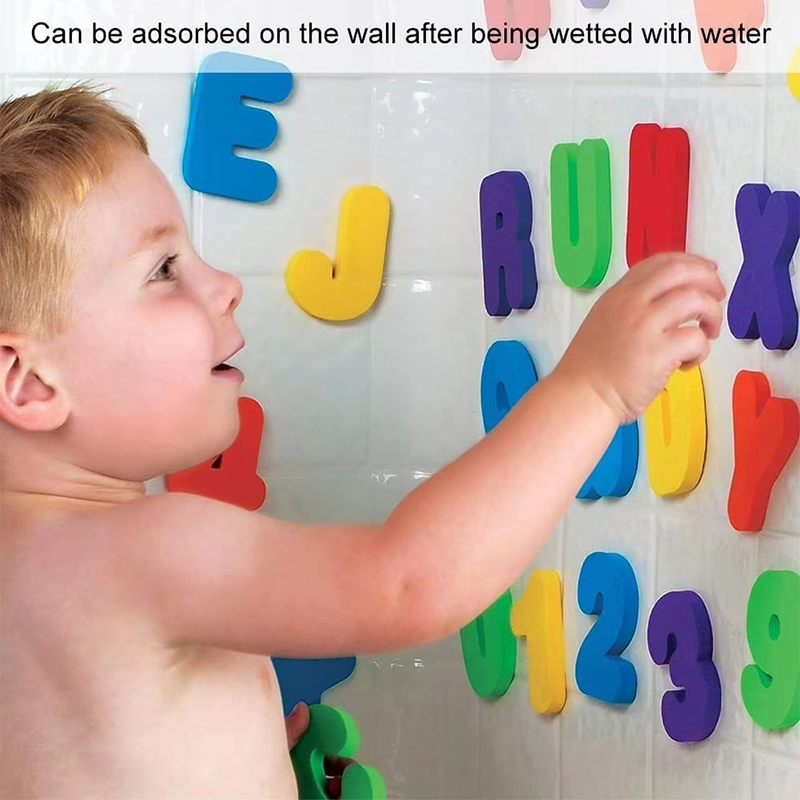 Children Bath Toys Foam Fun Fl - Bath Letter Number Foam reseña y precio
