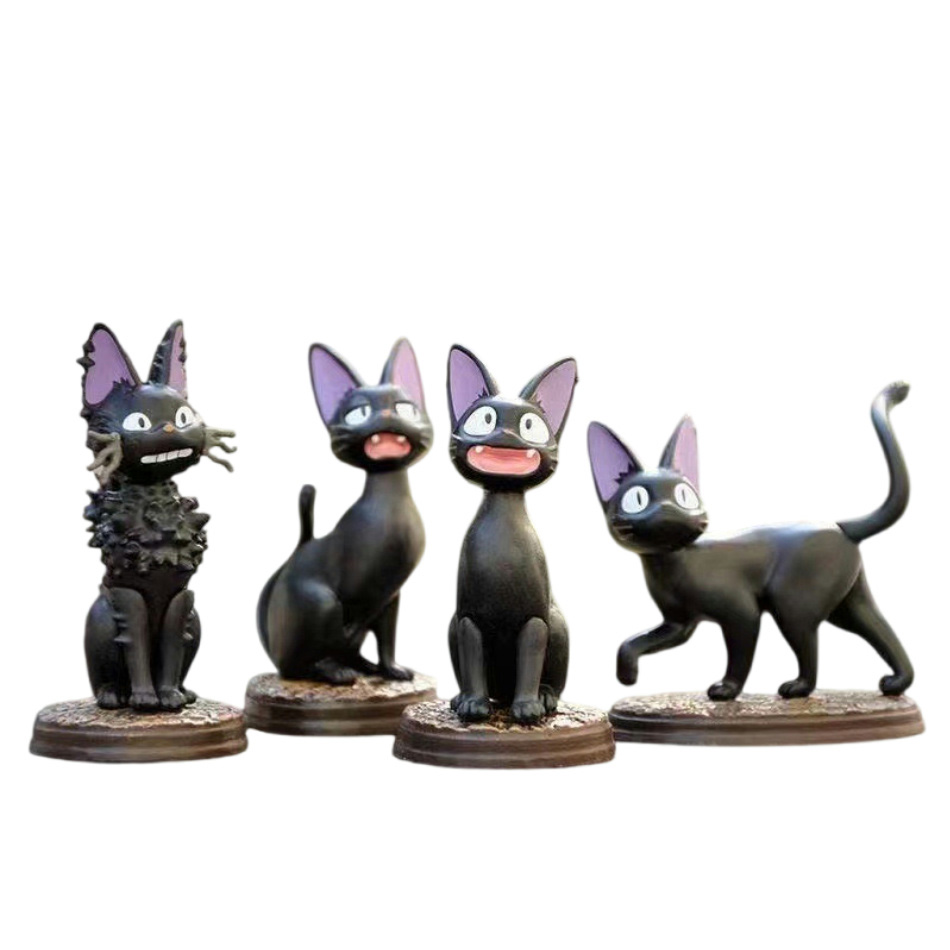 6pcs/set Cartoon Black Cat Jij - Kids Toys Jiji reseña y precio
