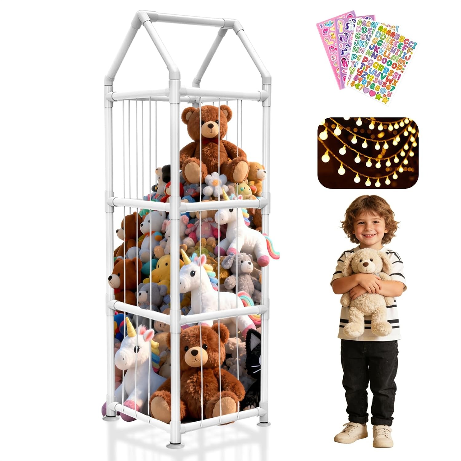 Stuffed Animal Storage with Su - Kids Toys Kids Toys reseña y precio
