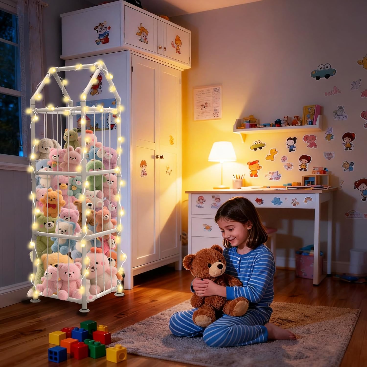 Stuffed Animal Storage with Su - Kids Toys Kids Toys reseña y precio