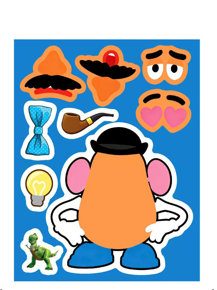 1 box of 8 sheets Make a Face  - Kids Toys And Games reseña y precio
