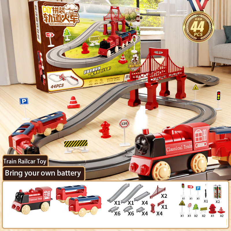44Pcs/set Electric Train Track - Toy Train Track Set reseña y precio