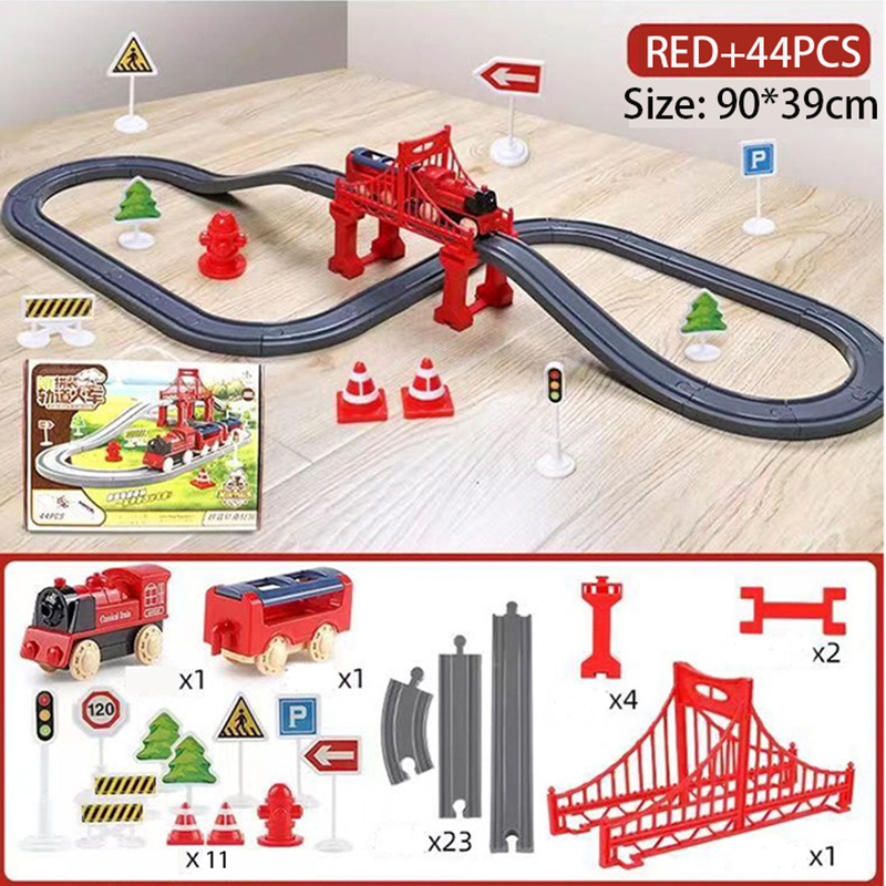 44Pcs/set Electric Train Track - Toy Train Track Set reseña y precio