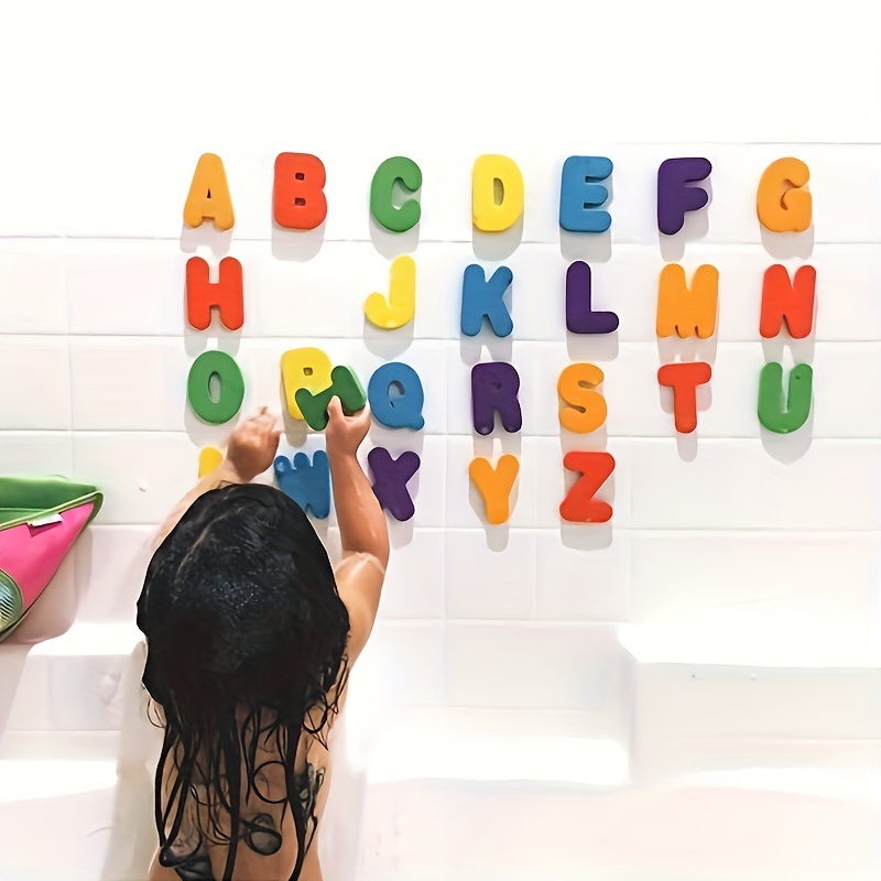 36pcs Play Set Of Bath Foam Le - Bath Letter Number Foam reseña y precio