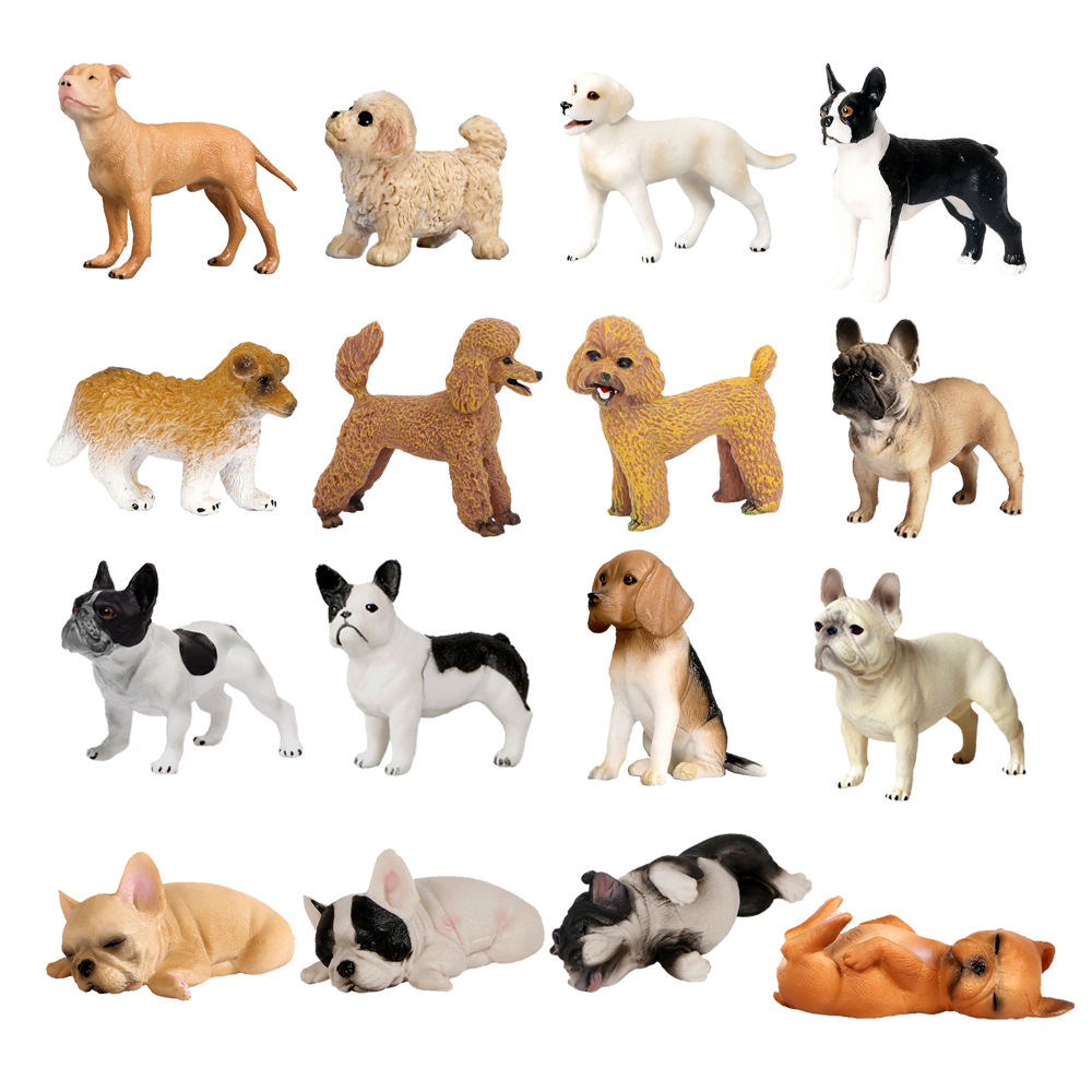 Dog figures Boston terrier Poo - Kids Toys Review reseña y precio