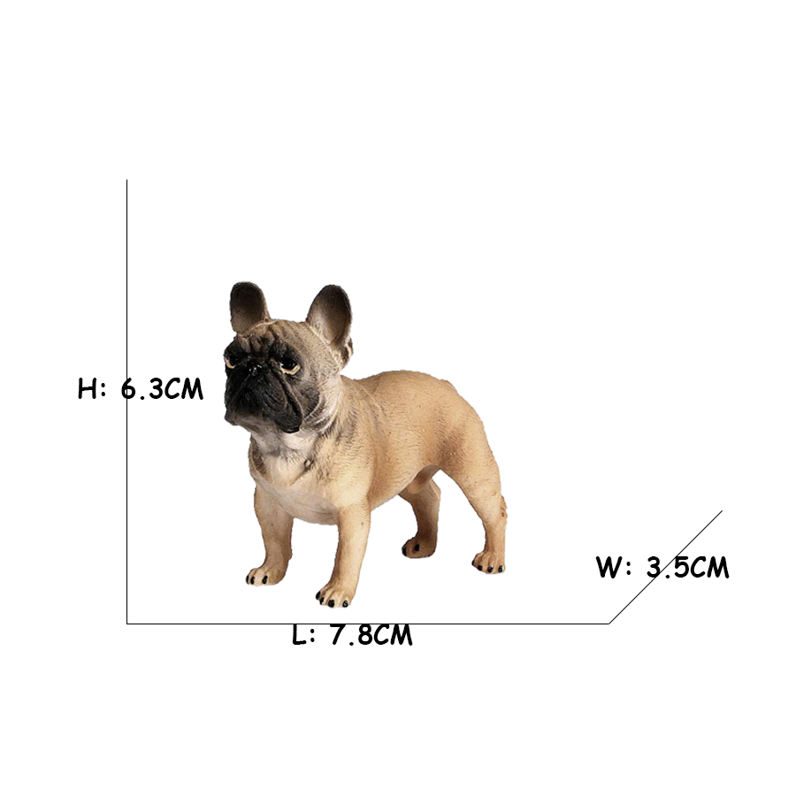 Dog figures Boston terrier Poo - Kids Toys Review reseña y precio