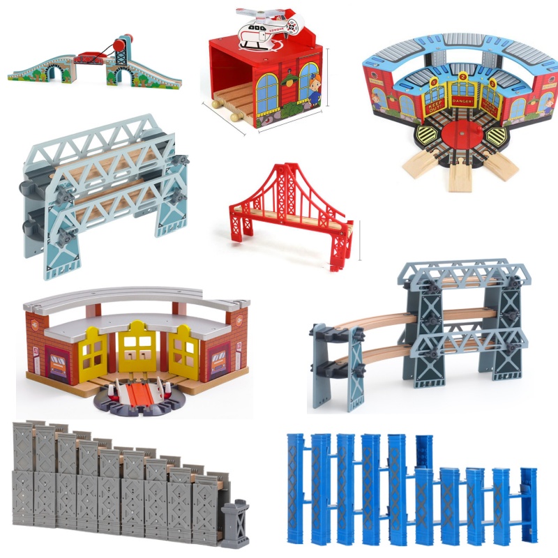 NEW Wooden Train Tracks Access - Toy Train Track Set reseña y precio