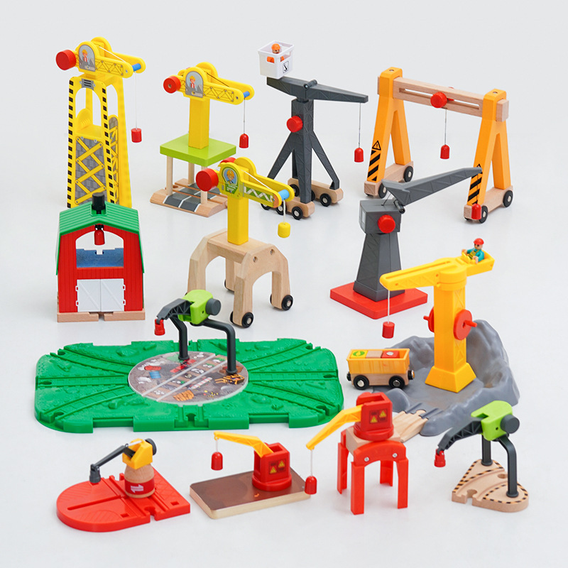 NEW Wooden Train Tracks Access - Toy Train Track Set reseña y precio