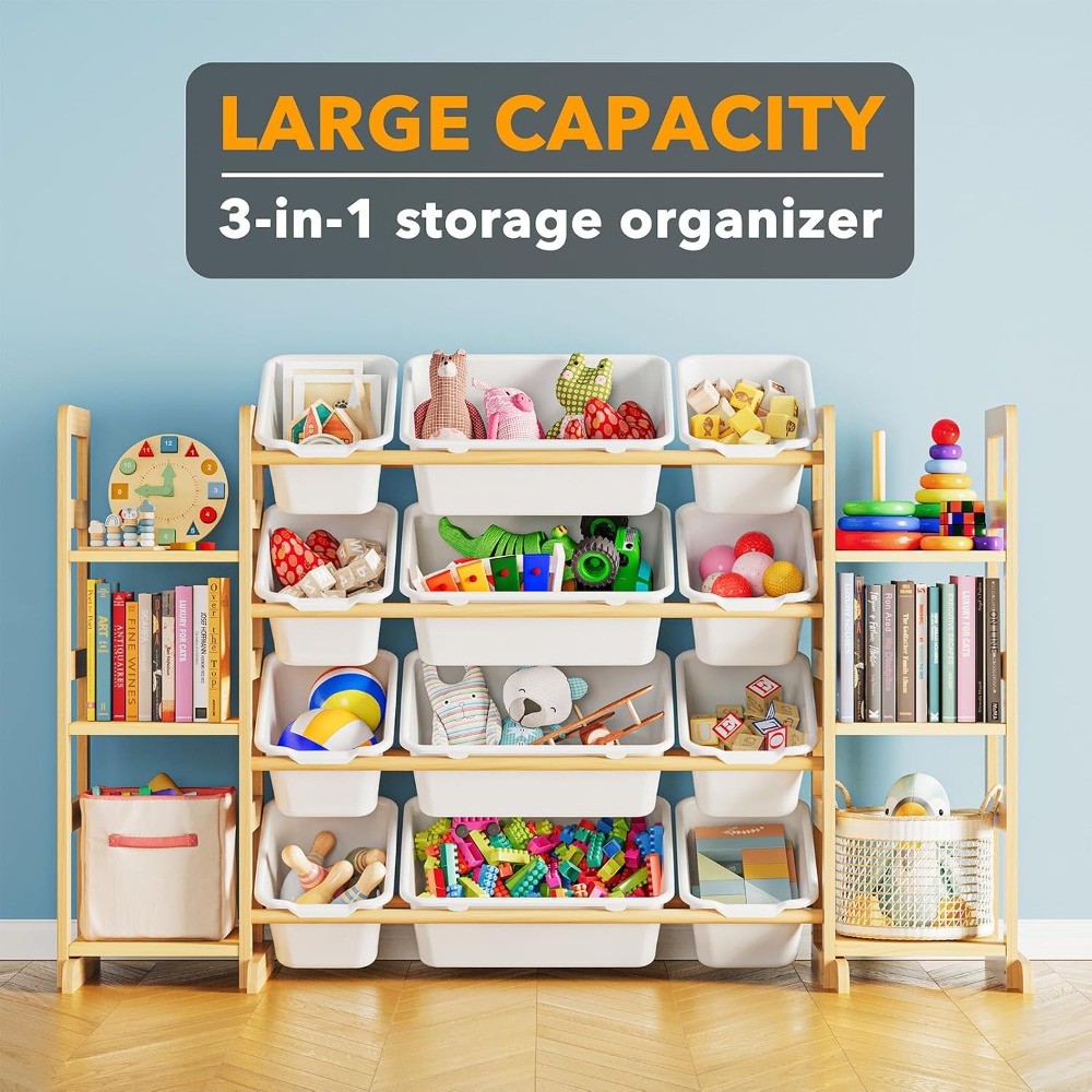 Toy Storage Organizer with 6 S - Kids Toys Kids Toys reseña y precio