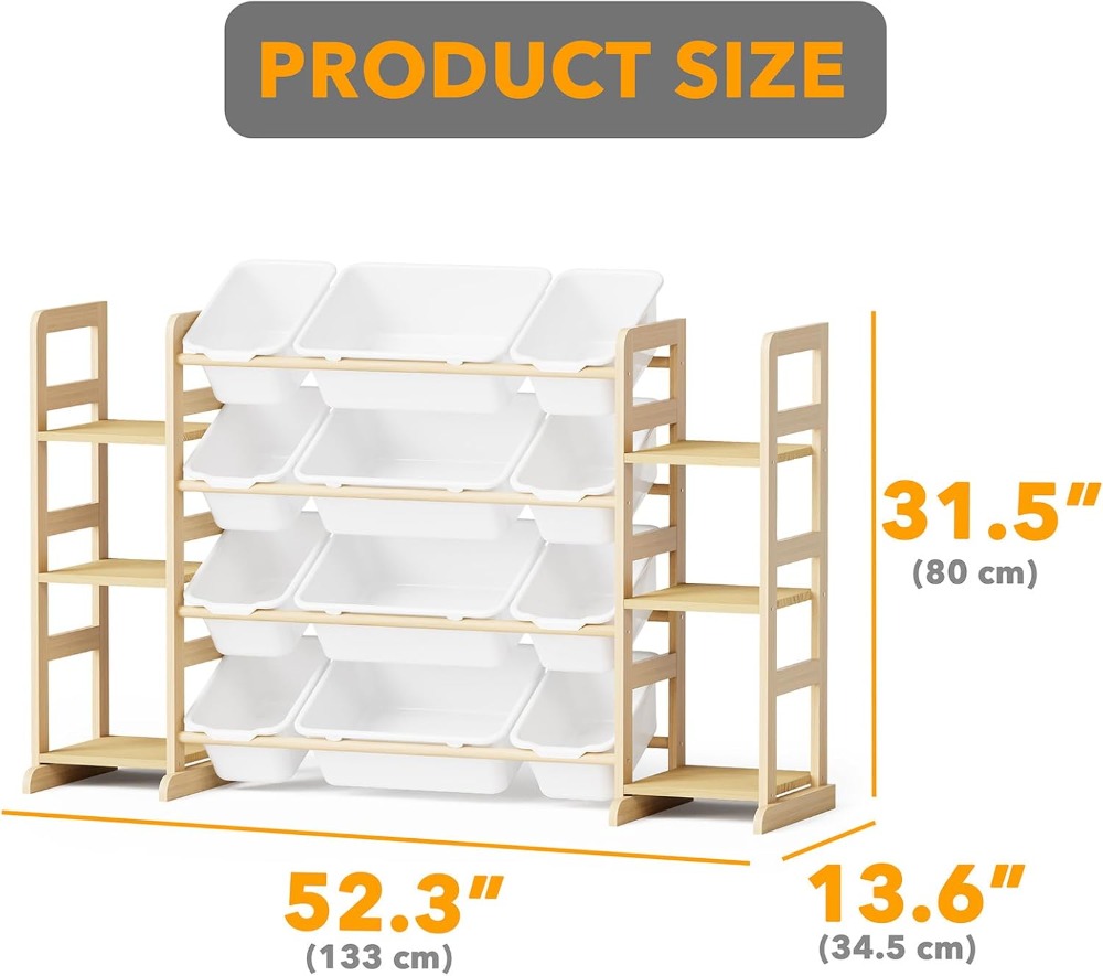 Toy Storage Organizer with 6 S - Kids Toys Kids Toys reseña y precio