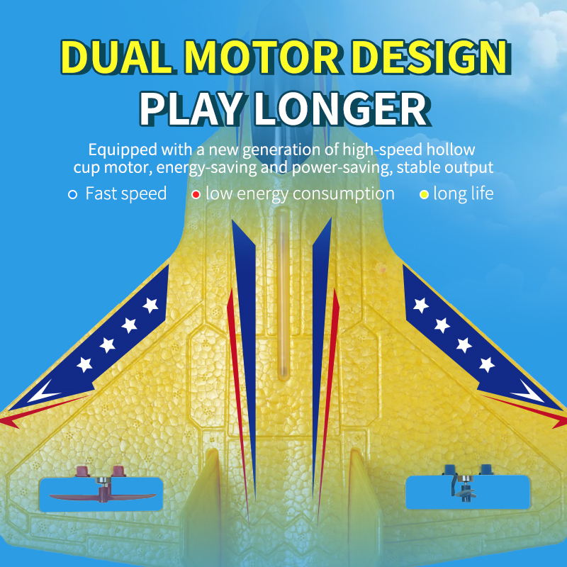 RC Plane KF803 2.4G With LED L - Kids Toys Under $20 reseña y precio